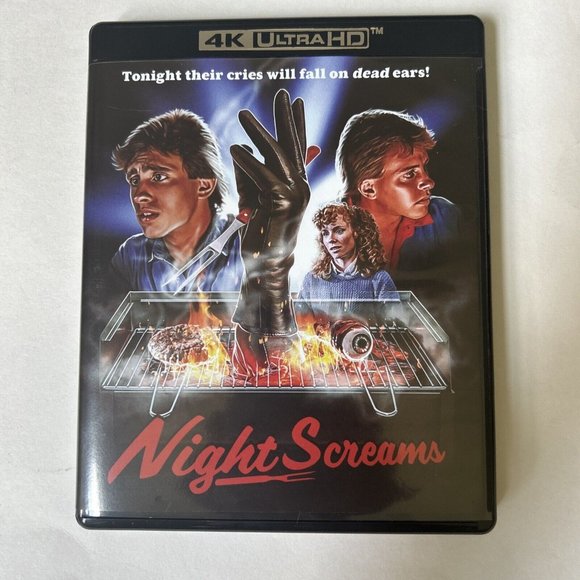 Vinegar Syndrome 4K Ultra HD Night Screams-slipcover-widescreen-xtra feature-80s - Picture 4 of 7